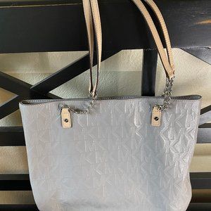 Michael Kors patent leather Jet Set tote